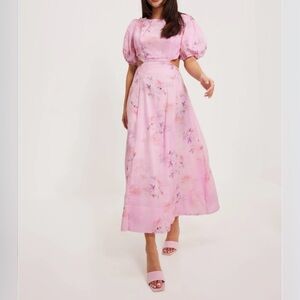 BARDOT MALINA FLORAL MIDI DRESS